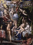 Joachim Wtewael Mars and Venus Surprised by Vulcan oil